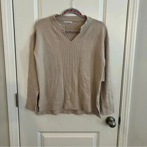 Pink clover sweater small